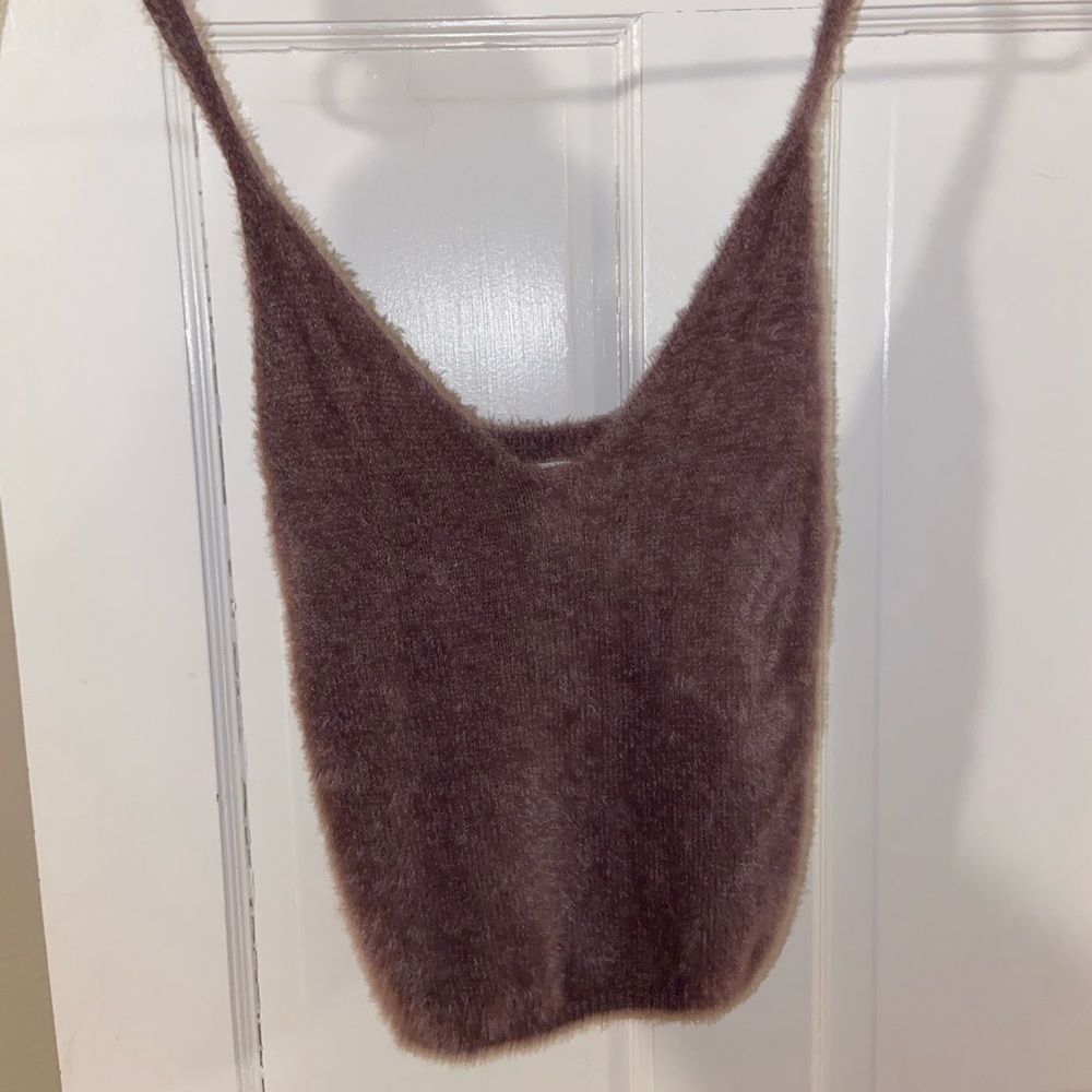 Garage soft pink/purple tank top size S